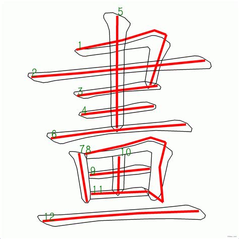 筆畫12|12劃的字 12畫的字